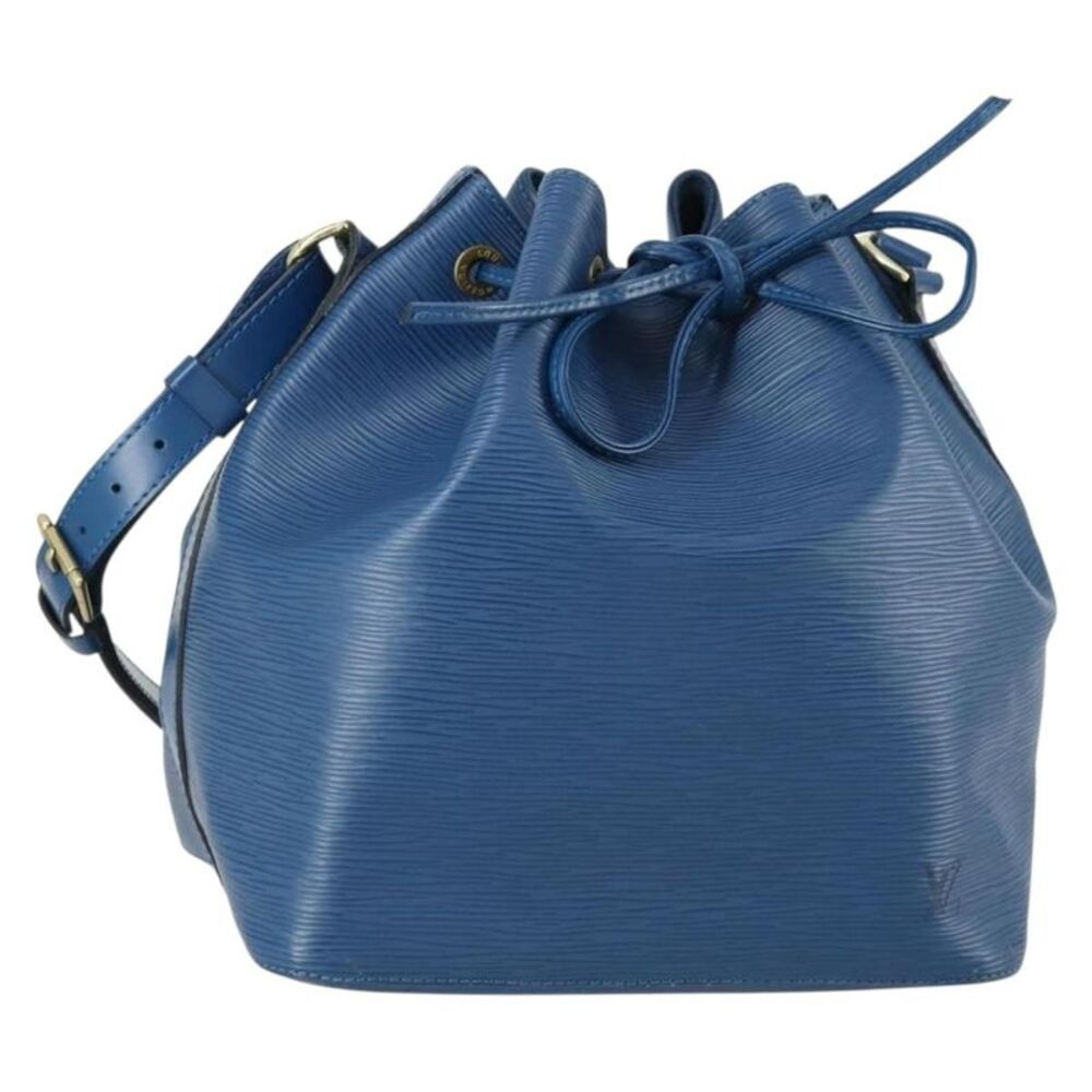 Louis Vuitton Petit Noe Epi Leather Blue Leather Shoulder Bag Bag
